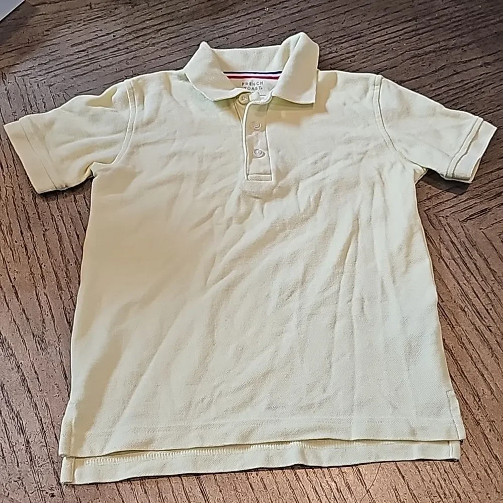 Polo shirt size S French Toast light yellow
